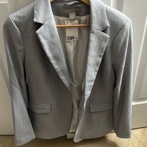 H&m grey blazer medium nwt